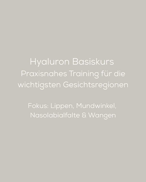 Hyaluron-Basiskurs: Lippen, Mundwinkel, Nasolabialfalte &amp; Wangen – MEDEMIE Hands-on Workshop Düsseldorf